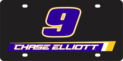 Chase Elliott NAPA # & Name Rail Acrylic License Plate