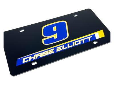 Chase Elliott NAPA # & Name Rail Acrylic License Plate