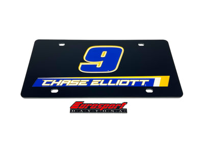 Chase Elliott NAPA # & Name Rail Acrylic License Plate