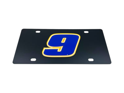 Chase Elliott NAPA # Only Carbon Steel License Plate