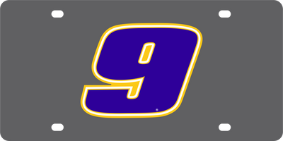 Chase Elliott NAPA # Only Carbon Steel License Plate