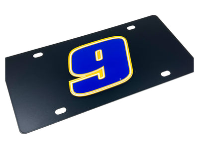 Chase Elliott NAPA # Only Carbon Steel License Plate