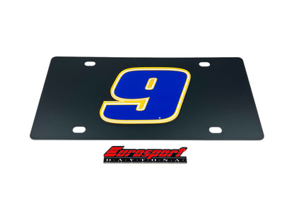 Chase Elliott NAPA # Only Carbon Steel License Plate