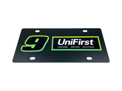 Chase Elliott UniFirst # & Sponsor Carbon Steel License Plate