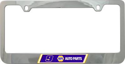Chase Elliott NAPA # & Sponsor Chrome License Plate Frame