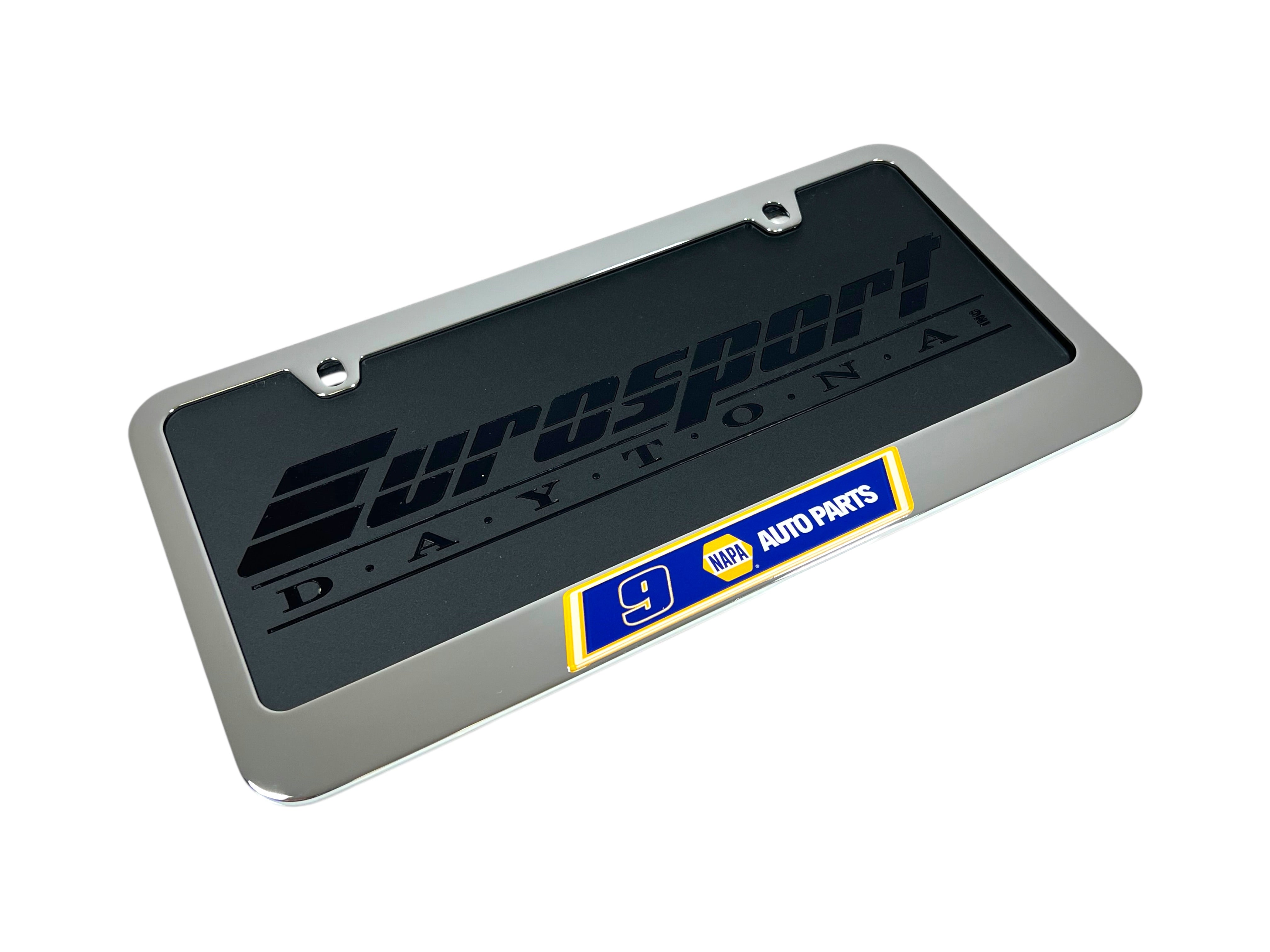 Chase Elliott NAPA # & Sponsor Chrome License Plate Frame
