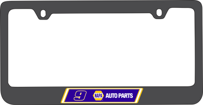 Chase Elliott NAPA # & Sponsor Black License Plate Frame