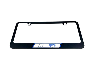 Chase Elliott Amazon Prime # & Sponsor Black License Plate Frame