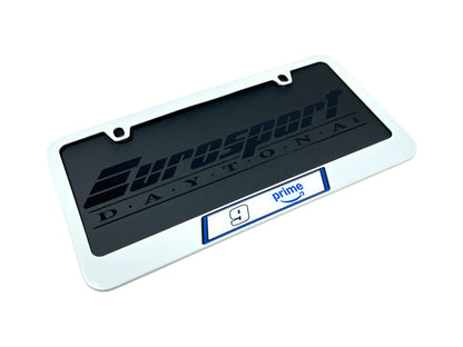 Chase Elliott Amazon Prime # & Sponsor White License Plate Frame