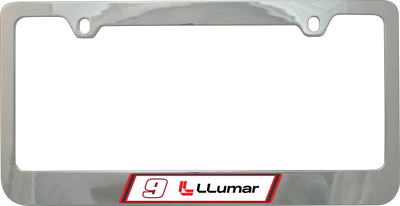 Chase Elliott LLumar # & Sponsor Chrome License Plate Frame