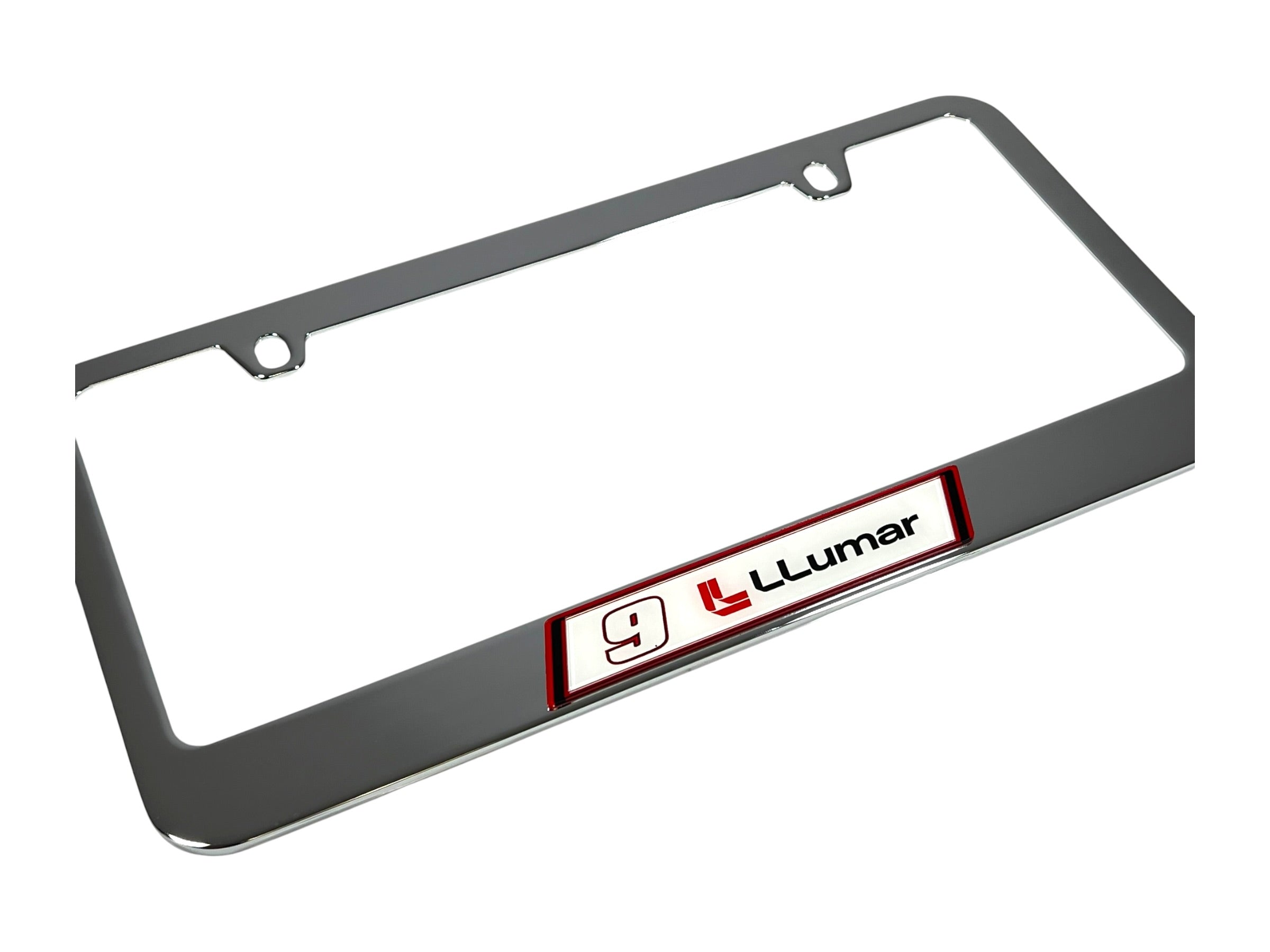 Chase Elliott LLumar # & Sponsor Chrome License Plate Frame