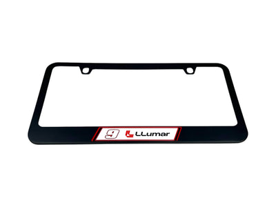 Chase Elliott LLumar # & Sponsor Black License Plate Frame