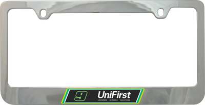 Chase Elliott UniFirst # & Sponsor Chrome License Plate Frame
