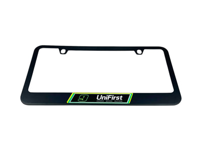 Chase Elliott UniFirst # & Sponsor Black License Plate Frame
