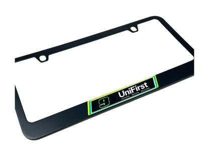Chase Elliott UniFirst # & Sponsor Black License Plate Frame