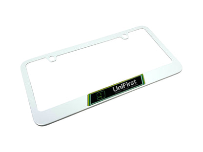 Chase Elliott UniFirst # & Sponsor White License Plate Frame
