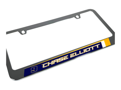 Chase Elliott NAPA # & Name Rail Chrome License Plate Frame