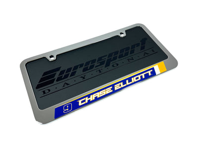 Chase Elliott NAPA # & Name Rail Chrome License Plate Frame