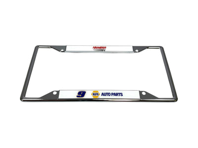 Chase Elliott NAPA # & Sponsor Chrome License Plate Frame