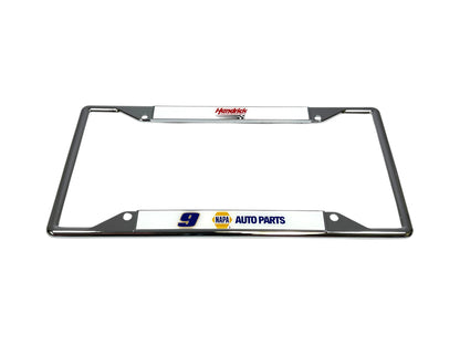Chase Elliott NAPA # & Sponsor Chrome License Plate Frame