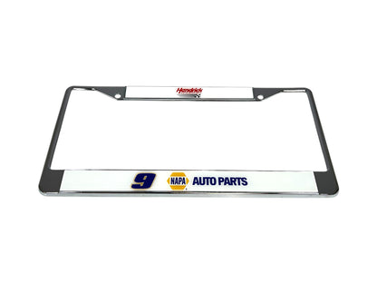 Chase Elliott NAPA # & Sponsor Chrome License Plate Frame