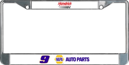 Chase Elliott NAPA # & Sponsor Chrome License Plate Frame