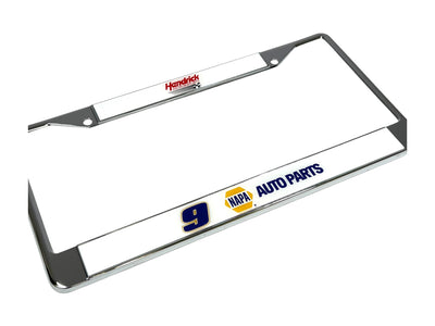 Chase Elliott NAPA # & Sponsor Chrome License Plate Frame