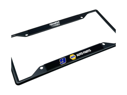Chase Elliott NAPA # & Sponsor Black License Plate Frame