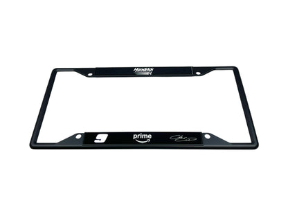 Chase Elliott Amazon Prime # & Sponsor Black License Plate Frame