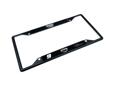 Chase Elliott Amazon Prime # & Sponsor Black License Plate Frame