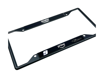 Chase Elliott Amazon Prime # & Sponsor Black License Plate Frame
