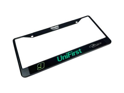 Chase Elliott UniFirst # & Sponsor Black License Plate Frame