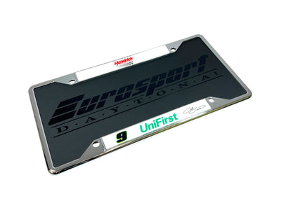 Chase Elliott UniFirst # & Sponsor Chrome License Plate Frame