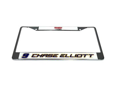 Chase Elliott NAPA # & Name Rail Chrome License Plate Frame