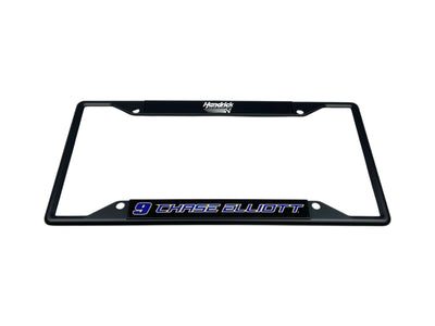 Chase Elliott NAPA # & Name Rail Black License Plate Frame