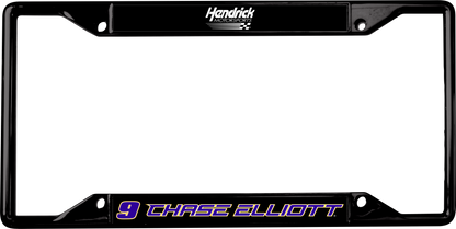 Chase Elliott NAPA # & Name Rail Black License Plate Frame