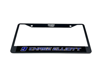 Chase Elliott NAPA # & Name Rail Black License Plate Frame