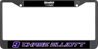 Chase Elliott NAPA # & Name Rail Black License Plate Frame
