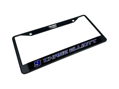 Chase Elliott NAPA # & Name Rail Black License Plate Frame