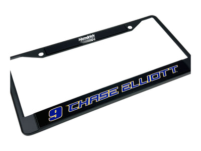 Chase Elliott NAPA # & Name Rail Black License Plate Frame