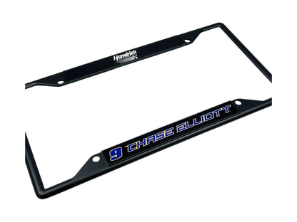 Chase Elliott NAPA # & Name Rail Black License Plate Frame
