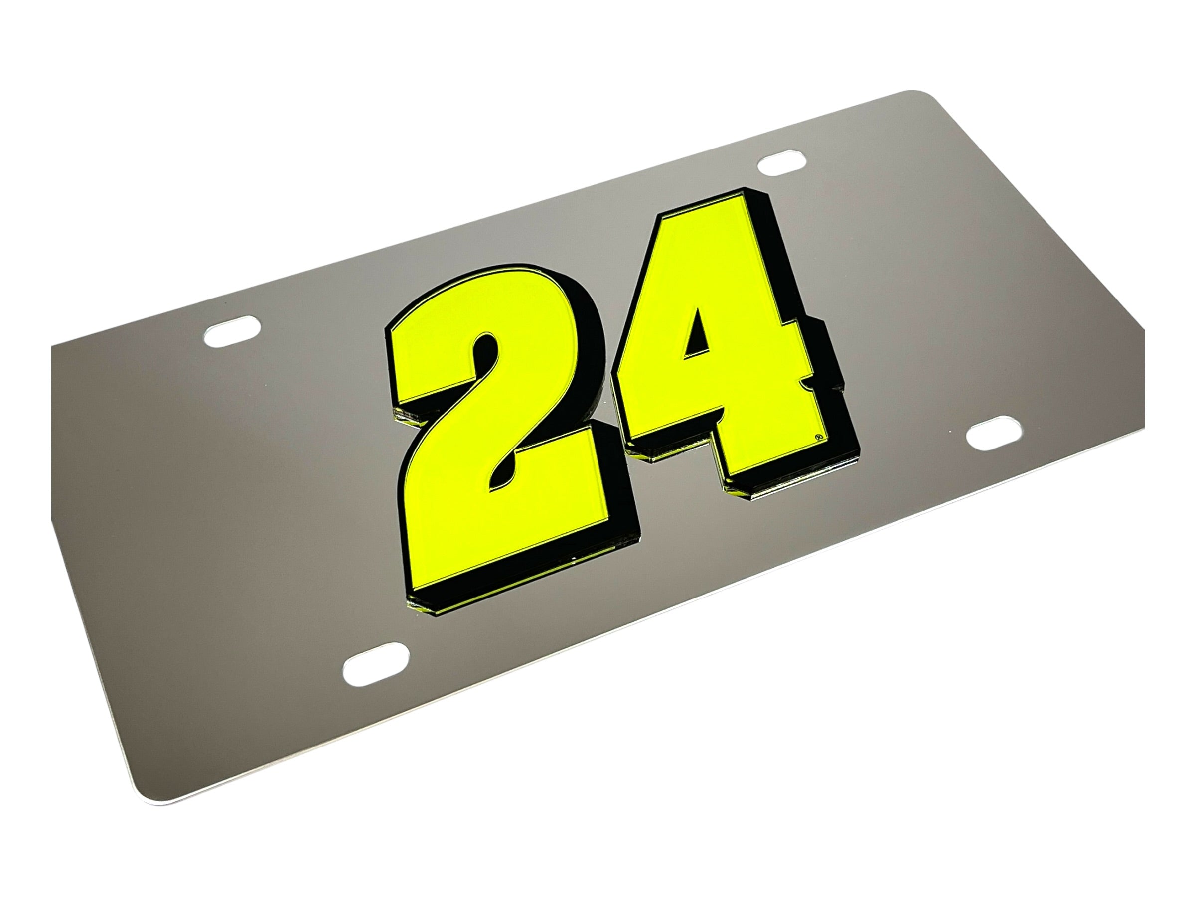 William Byron Raptor # Only Stainless Steel License Plate