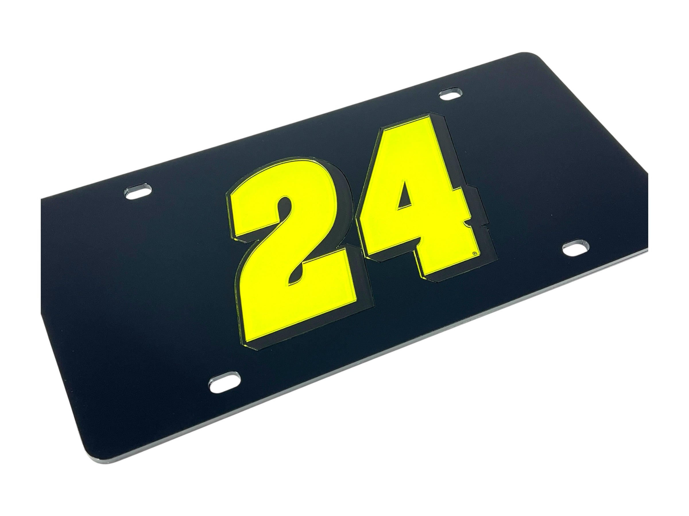 William Byron Raptor # Only Acrylic License Plate