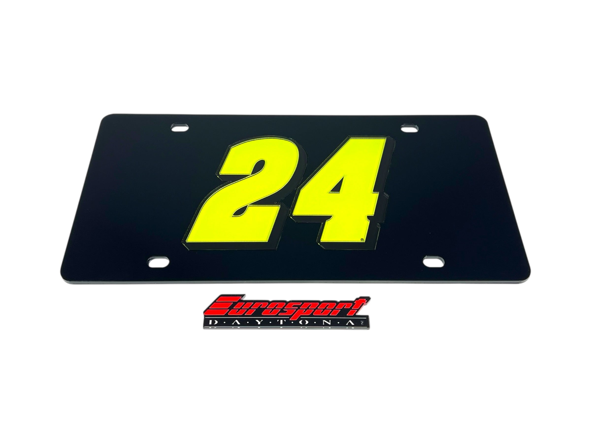 William Byron Raptor # Only Acrylic License Plate