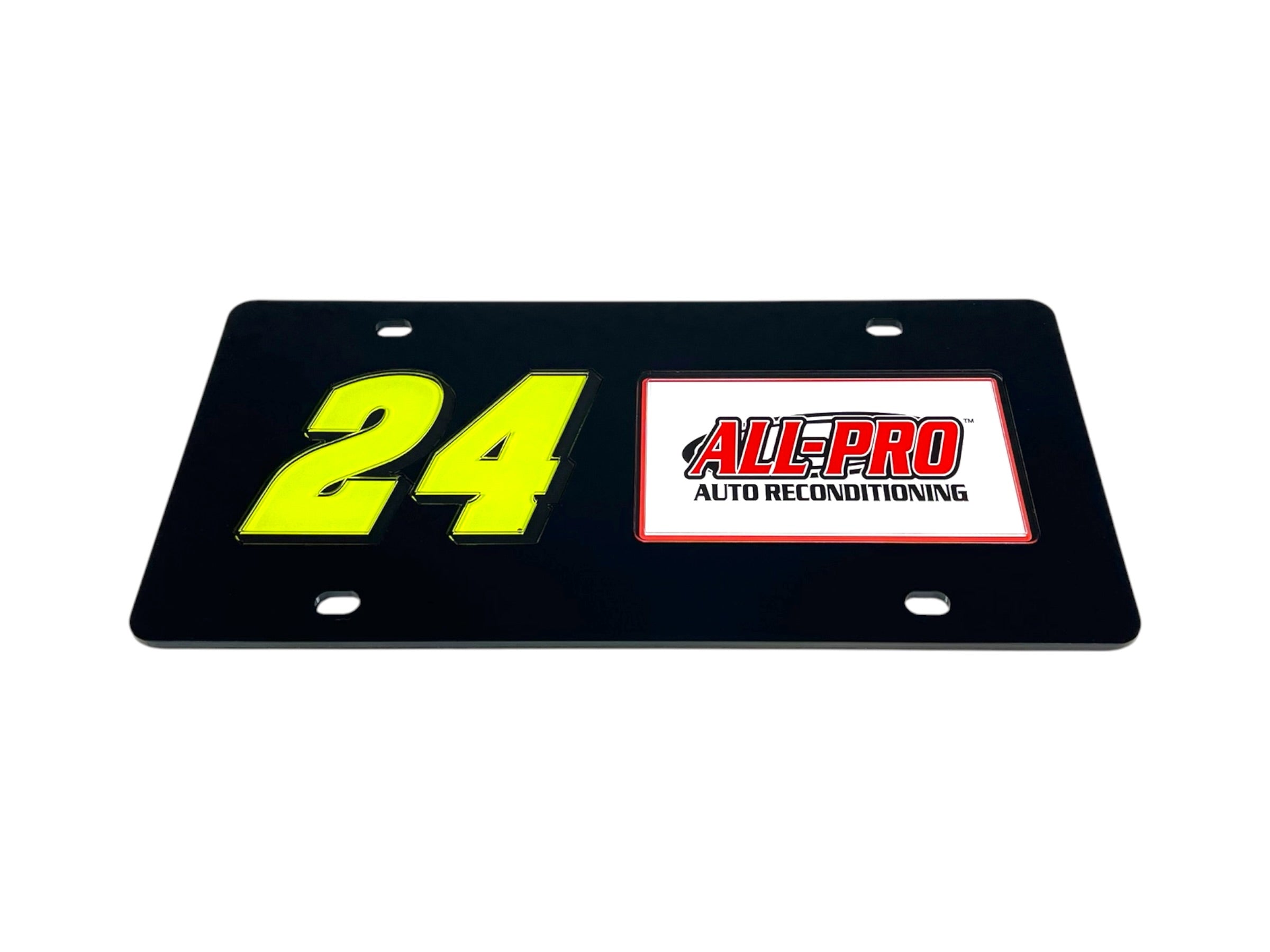 William Byron ALL-PRO # & Sponsor Acrylic License Plate