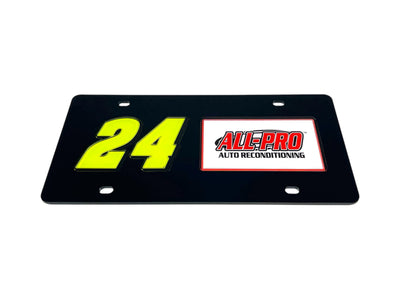 William Byron ALL-PRO # & Sponsor Acrylic License Plate