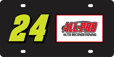 William Byron ALL-PRO # & Sponsor Acrylic License Plate
