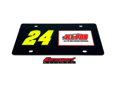 William Byron ALL-PRO # & Sponsor Acrylic License Plate