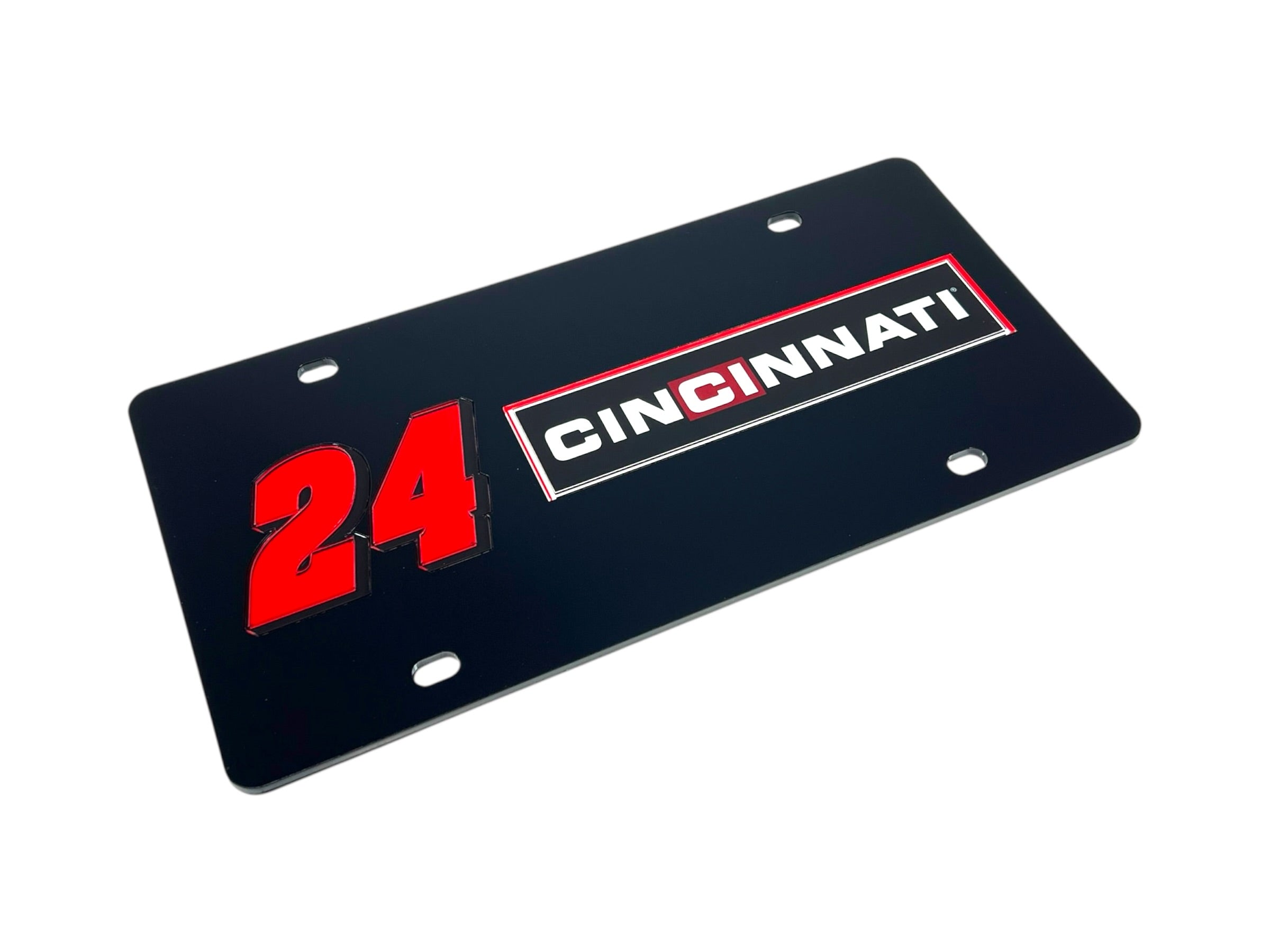 William Byron Cincinnati # & Sponsor Acrylic License Plate