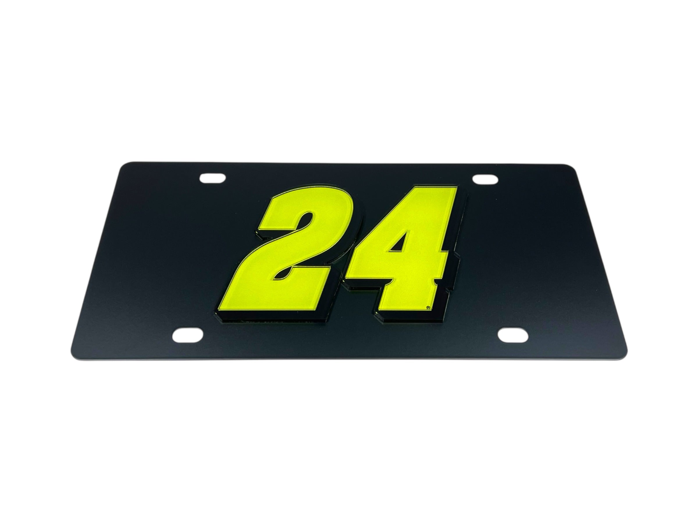 William Byron Raptor # Only Carbon Steel License Plate